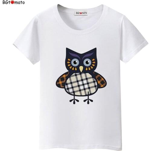 2021 Hand art Colorful birds t shirt womens New arrival Fashion trend tops Good quality brand casual tee shirts