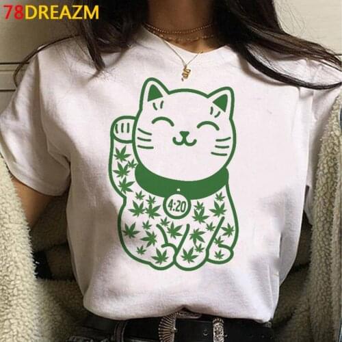 Bong Weed tshirt women japanese grunge 2021 harajuku vintage clothes harajuku harajuku kawaii