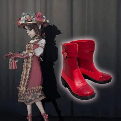Game Emma Woods New Skin Cosplay Shoes Anime Identity V Gardener Cos Women/Men Big Size Short Boots