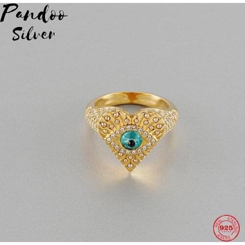 Fashion Charm Pure 925 Silver Original 1:1 Copy, Mysterious Element Lucky Guardian Elegant Ring Ring Female Luxury Jewelry Gifts