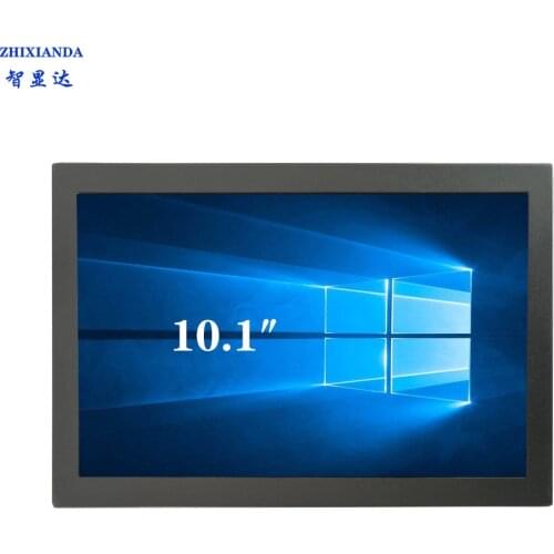 ZHIXIANDA 10.1Inch 1280x800 Metal Case With HDMI VGA USB Input Open Frame Industrial Monitor