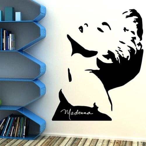Famous American singer Madonna vinyl wall stickers living room wall stickers Art Mural wall decals home decor 2 Sizes