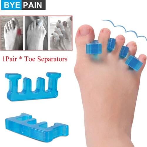 1Pair Unisex Hallux Valgus Corrector, Toe Separators and Toe Straightener for Relaxing Toes, Bunion Relief, Hammer Toe