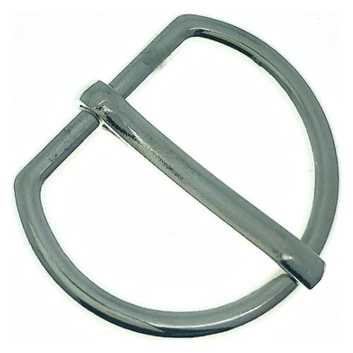 10 Pieces Luggage Accessories Decorative Pin Buckle Round Thread D Pin Buckle Semicircle Alloy Buckle Bag Metal Buttons