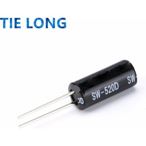 10pcs SW-520D Highly Sensitive SW-520D Metal Ball Angle Tilt Shaking Switch Vibration switch For arduino