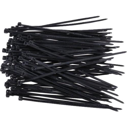 100 Pieces/set Nylon Cable Cord Ties Organizer Selt-locking Zip Wire