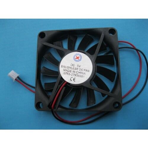 20 Pcs Brushless DC Cooling Fan 5V 7010S 13 Blades 70x70x10mm 2pin Sleeve-bearing