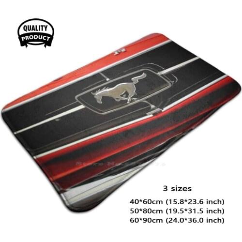 Stallion 3D Household Goods Mat Rug Carpet Foot Pad Because American Classic Muscle Car Chevy America Self Automobile Buick