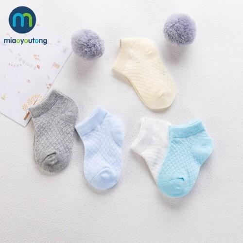 5 Pair/Lot 10pcs Pink Blue Cute Good Quality Breathable Cotton Soft Boy Newborn Socks Girl Baby Socks Meia Infantil Miaoyoutong