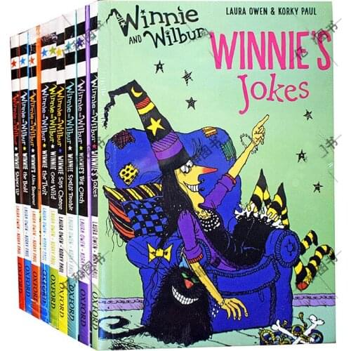 9 books Magic Witch Wilbur English picture Book Children Kids Reading Book Funny Life Interesting Adventure Story English Novel