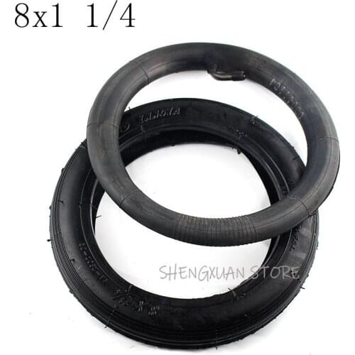 Free Shipping 8x1 1/4 Inch tube fits motorcycle Tire for Scooter A-Folding Bike Electric / Gas Scooter Tyre