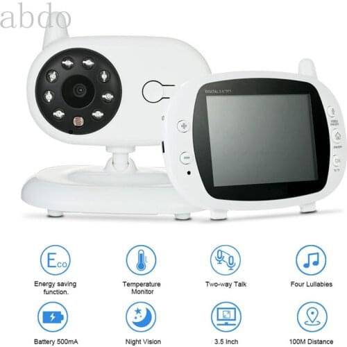 3.5 inch Video Wireless Electronic Baby Monitor Security Camera Nanny IR Night Vision Babyphone Monitors Temperature Monitoring