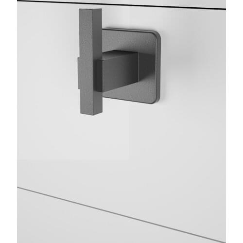 Yale Mat Black Stainless Single Robe Hook