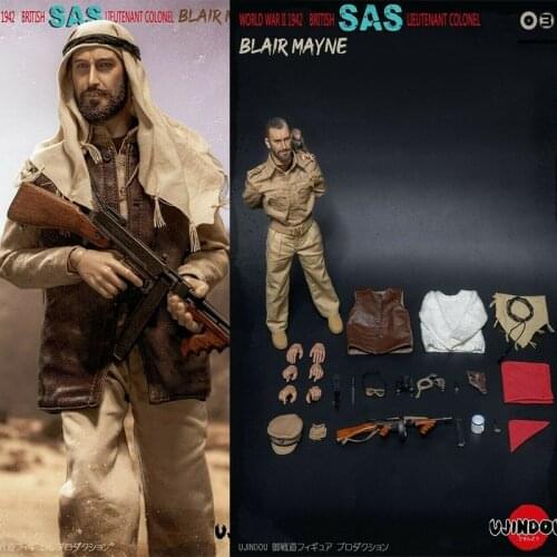 1/6 UD9003 WWII 1942 BRITISH SAS LIEUTENANT COLONEL BLAIR MAYNE Male Soldier 12'' Action Figure Model In Stock