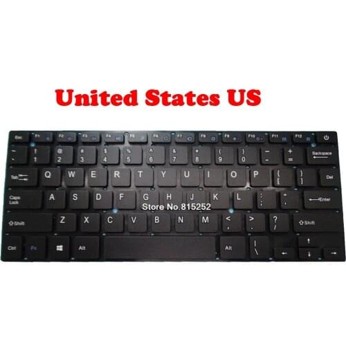 Laptop Keyboard For DIGMA EVE 300 ES3004EW 13.3 Without Frame Black United States US