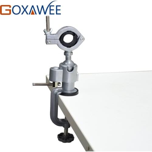 GOXAWEE Mini Drill Rotary Tools Table Vice Holder Mini Vice Vise Alloy Aluminium Bench Table Clamp for Dremel Drill tools