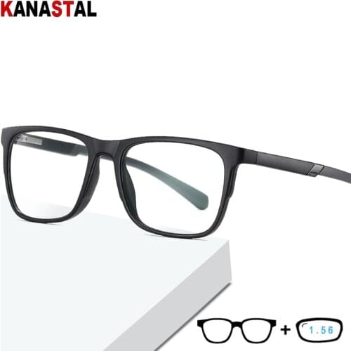 Men Anti Blue Ray Light Blocking Glasses TR90 Retro Square Frame Women UV400 Computer Goggles Myopia Hyperopia Reading Glasses