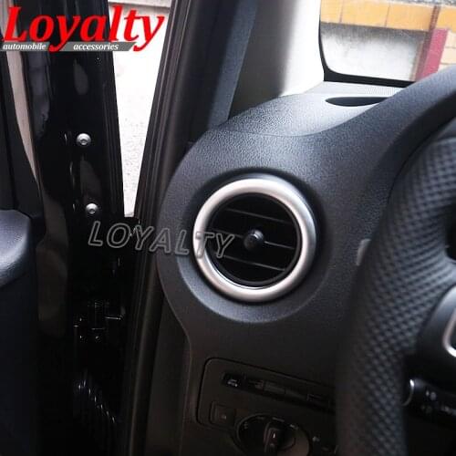 Loyalty for Mercedes-Benz V-Class V260 Vito 2016 2017 2018 Front Side Air Vent Outlet Trim ABS Chrome Car Accessories Styling