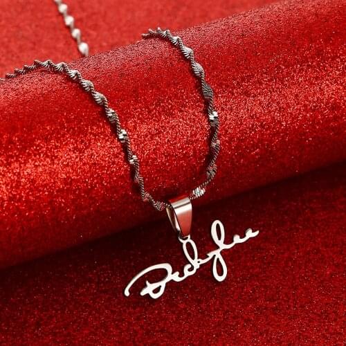 Personalized Nameplate Necklace for Ethiopia Amharic Name Necklace Customize Your Own Necklace In Amharic Gift