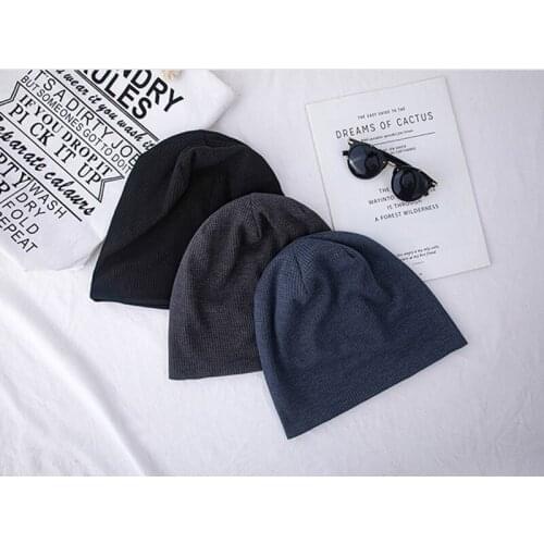 Casual Hot Selling Hats For Women Spring Autumn Hat Double Layer Soft Windproof Unisex Men Cap Female Cover Head Cap Beanie Hats