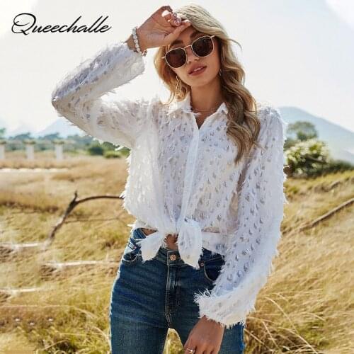 QUEECHALLE Long Blouses