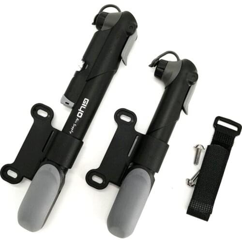 100PSI Bicycle Pump Pressure Display Presta -Sclaverand valve MTB Mountain Bike Folding Road Bicycle Portable Installation Pump