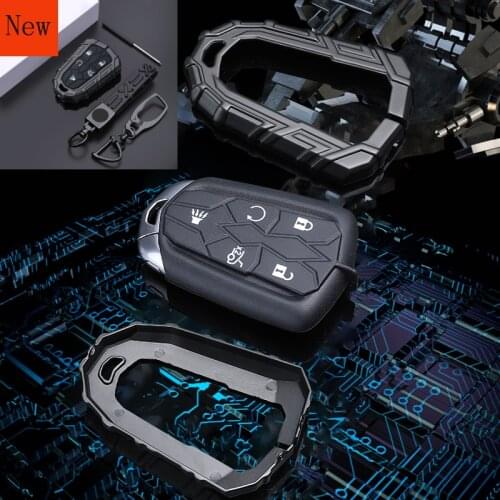 High-Quality Aluminium Alloy Car Smart Key Case Cover for Cadillac XT5 CT5 XT4 XTS ATSL CT6 CT4 Car Accessories