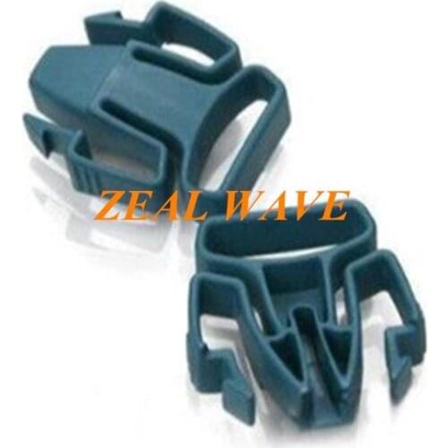 Imported Respirator Mask Accessories Snap Buckle Clip Green Fork Hook 2Pcs