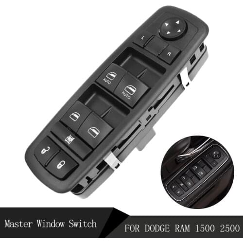 4602863AB Left Hand Driver Side Power Window Switch for DODGE RAM 1500 2500 3500 4500 5500 2009-2012 4602863AC 4602863AD