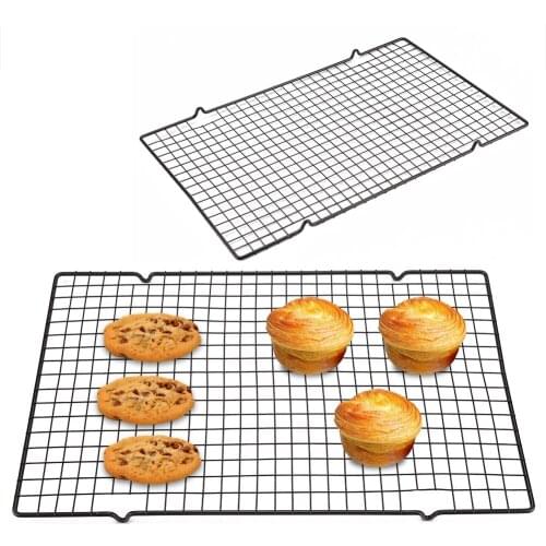 Stainless Steel Nonstick Cake Cooling Grid Rack Net Cookies Biscuits Bread Muffins Drying Stand Holder Kitchen Baking Tray Tools