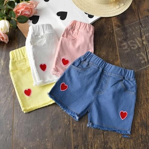 Beikinyuans Denim Shorts For Girls