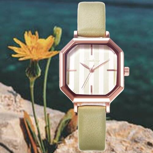 2020 Top Brand High Quality Fashion Women Ladies Simple Watches New Style Leather Analog Quartz Wrist Watch Clock Saat Gift