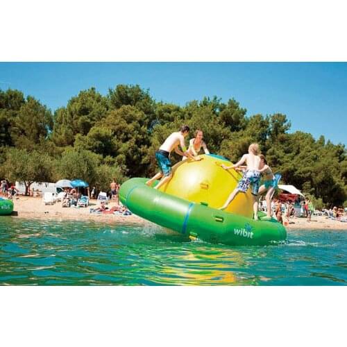 Dai 3m inflatable saturn rocker water toy for kids adults crazy water games park with factory price
