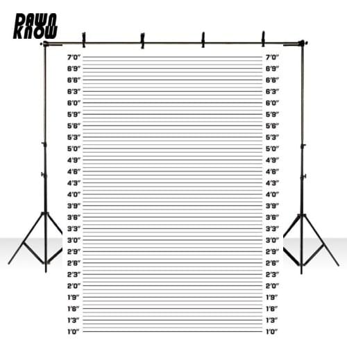 DAWNKNOW Police Up Line Vinyl Photography Background For Party Mugshot Photocall Backdrops For Photo Studio lv170