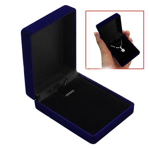 Elegant Velvet Earring Necklace Pendant Bracelet Jewelry Display Holder Storage Box Case Wedding Bride Earrings Gift Organizer