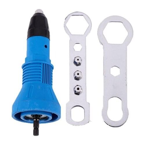Electric Rivet Nut Riveting Tool Cordless Riveting Drill Adaptor Insert Nut Tool Multifunction Nail Auto Rivet