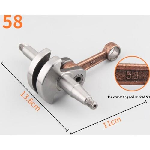 58 Type Chainsaw Crankshaft Connecting Rod Assembly Household Garden Tools Accessories Gasoline Saw Parts
