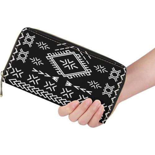 Customized Bandana Print style Printed Wallet Case Passport Cover Durable Pouch Bag Card ID Holders Card Cas leather purse