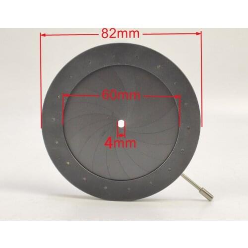 Mechanical Iris Aperture Diaphragm 4-60mm Camera Microscope Condensor Module