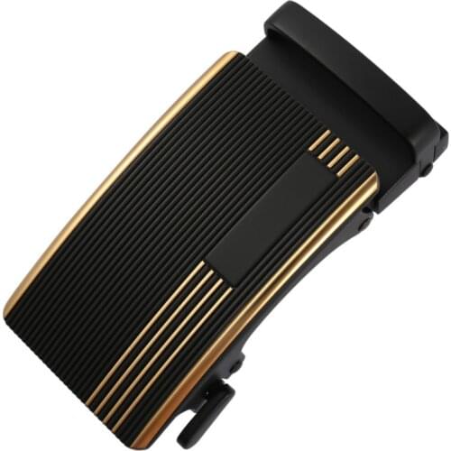Fashion Mens Business Alloy Automatic Buckle Unique Men Plaque Belt Buckles 3.5cm Ratchet Men Apparel Accessories LY136-561944