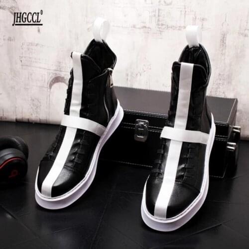 2021 Brand Mens Leather Shoes Korean Trend Comfortable Loafer Men Shoes British Fashion Men Sneakers New Moccasins A6