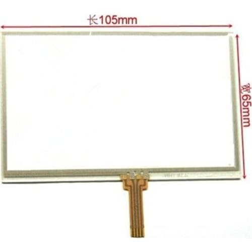 New 4.3-inch 105mm*65mm Touch screen panels for AT043TN24 V.4, AT043TN24 V.1 GPS navigator,105*65mm Touch ScreenPanel