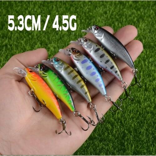 Peche Leurre PHOXY MINNOW HW 40S 4.5g 50S Sinking Bait Stream Fishing Lures For Perch Pike Trout Bass