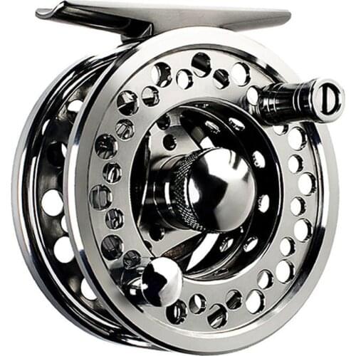 Full Metal Ultra-light Former Fly Fishing Reel 2+1BB CNC Machined Carp Fishing Reels Aluminum Ice Wheel with Unloading Force