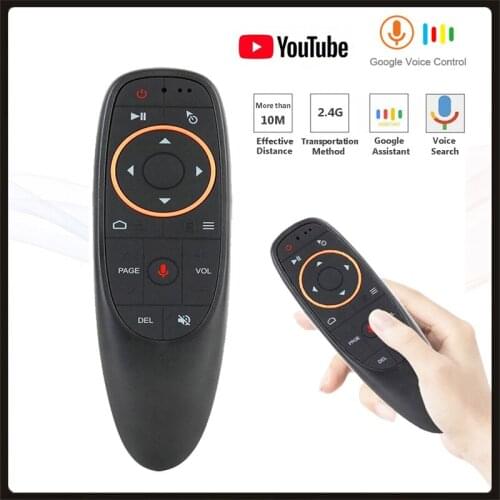 G10S Pro Air Mouse Backlit Voice Remote Control Wireless Google player IR Learning G10 Gyroscope for Android TV Box H96 max