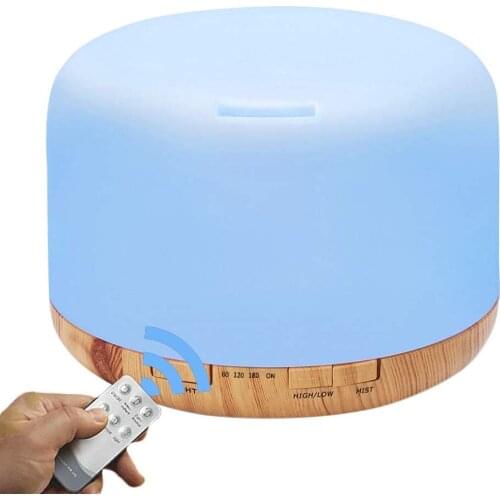 450ml remote control essential oil diffuser ultrasonic humidifier, it will automatically shut down when the water is used up