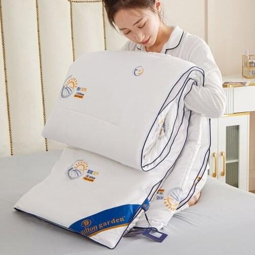 Luxury soy fiber quilt warm quilt for fall and winter seasons quilt gift large size Hilton