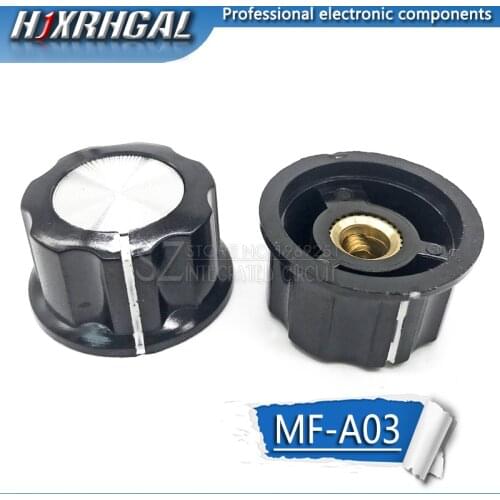 5pcs Hat MF-A03 potentiometer knob WH118/WX050 bakelite knob / copper core inner hole 6mm hjxrhgal