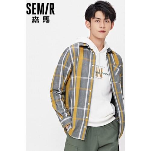 Мужские хлопковые рубашки Semir China At AliExpress
