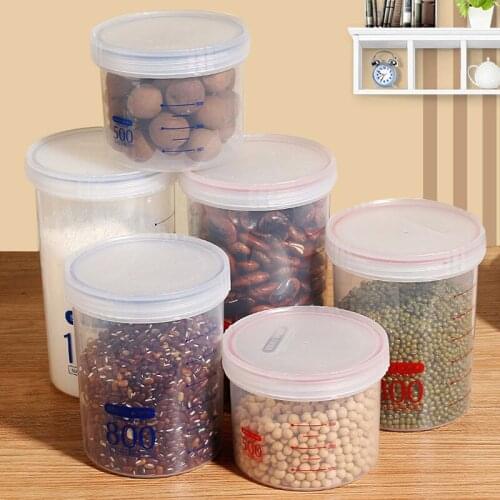 Fresh Storage Containers Snack Storage Box Kitchen Items Organizer Food Storage Container Snack Transparent Cans